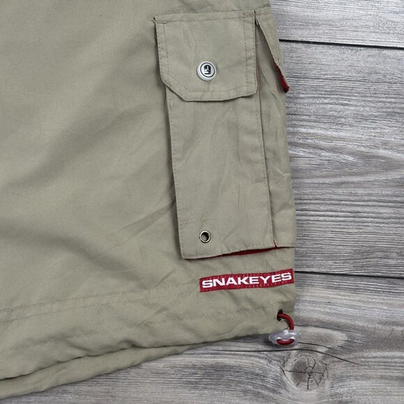 Crazy Vintage Y2K Snake Eyes Baggy Cargo Shorts - Picture 3 of 6
